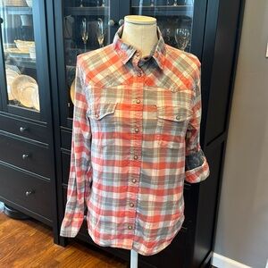 Jach’s Girlfriend plaid flannel shirt